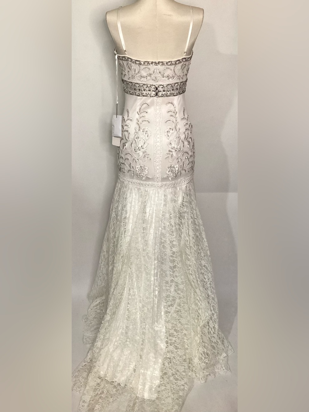 Vintage NWT Sue Wong Stunning Strapless Bridal or Prom Gown Sz 0 - Picture 10 of 16